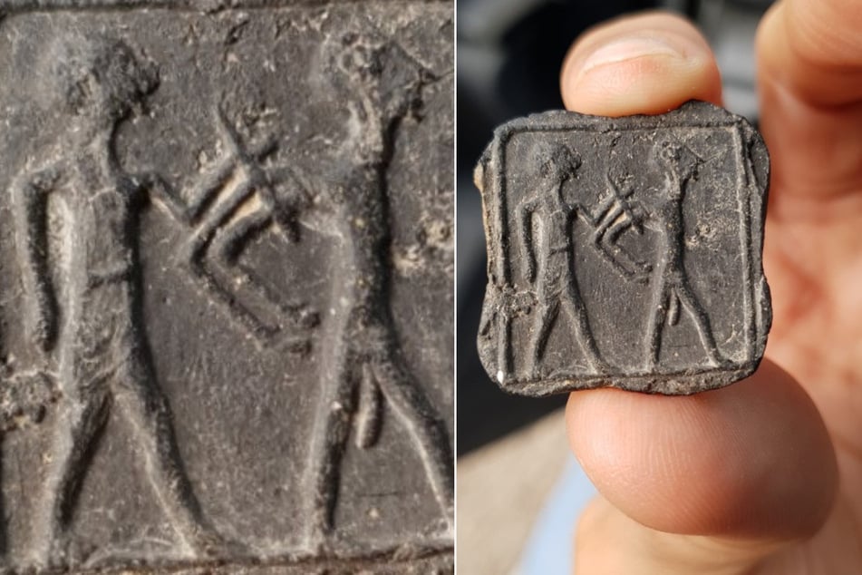 Die 3500 Jahre alte Tontafel hat die Maße 2,8 mal 2,8 Zentimeter.