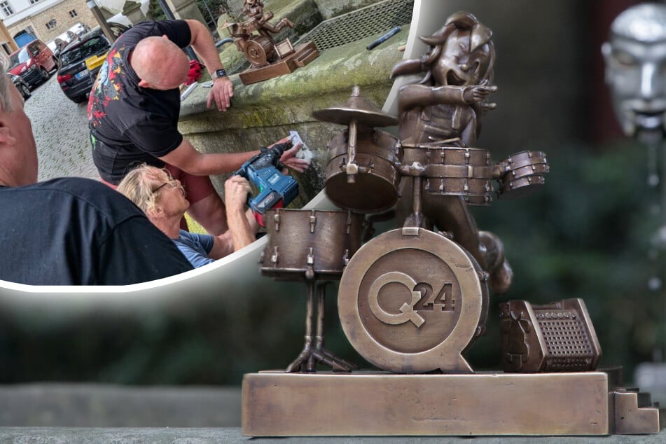 Dresden: 258 Jahre alter Brunnen: Denkmal-Ärger um eine angebohrte Bronzefigur