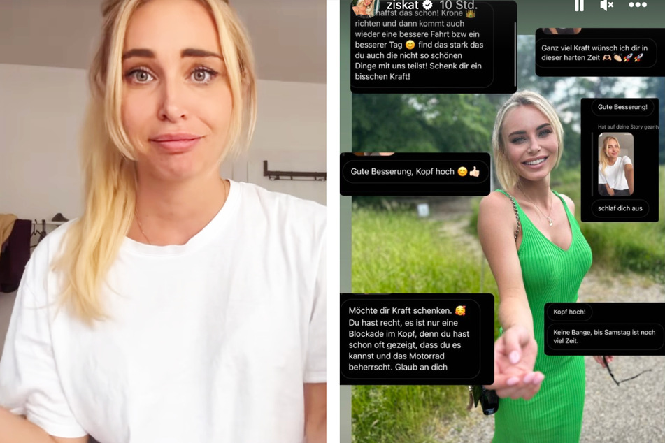 In ihren Instagram-Storys vom Dienstagnachmittag rang "Are You The One"-Franzi (28) mit Tränen, am Abend bedankte sie sich dann bei ihren Fans für deren aufmunternde Nachrichten.