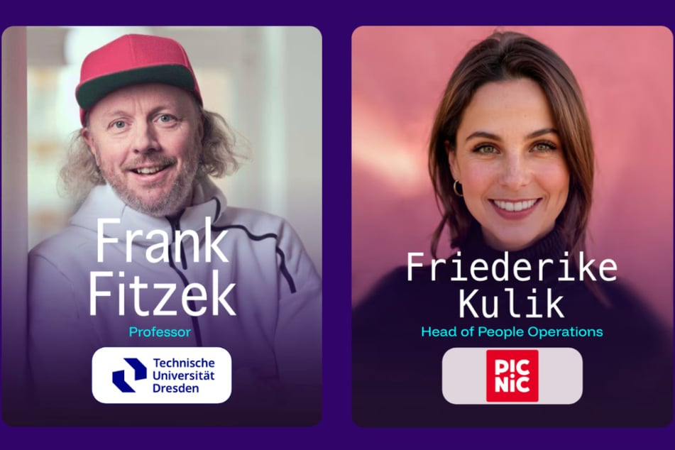 Frank Fitzek (TU Dresden) und Friederike Kulik (PICNIC)