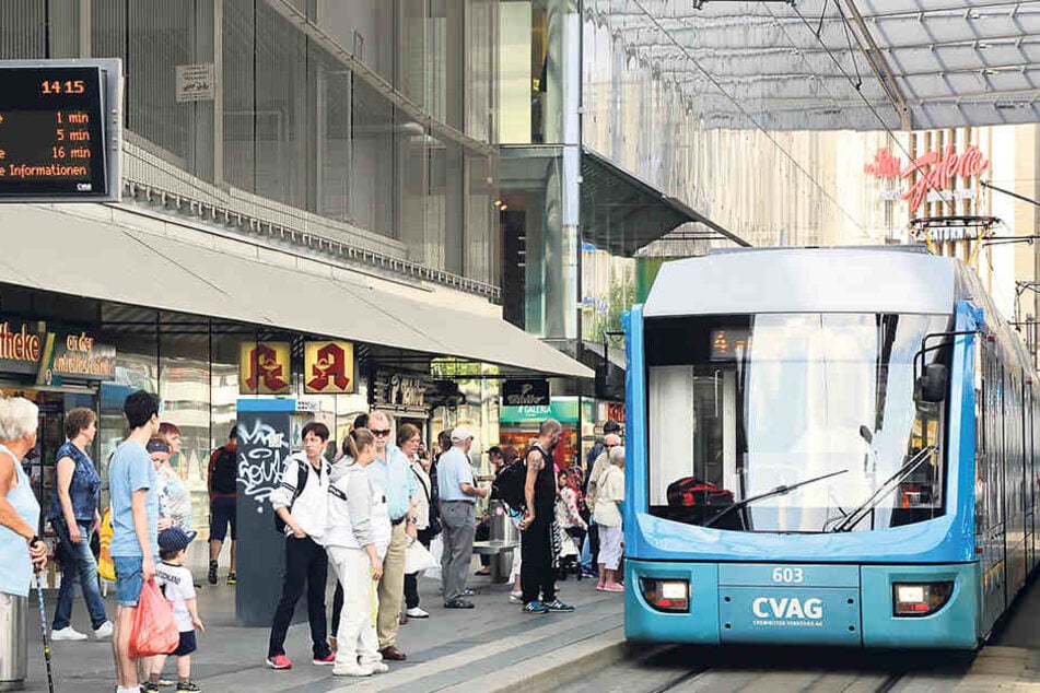 In Sachen Nahverkehr ist Chemnitz den Amis
um zehn Jahre voraus.