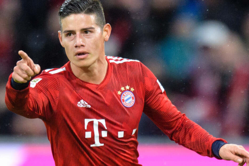Bayern-Star James Rodríguez konnte gegen den FSV Mainz 05 insgesamt drei Treffer erzielen.