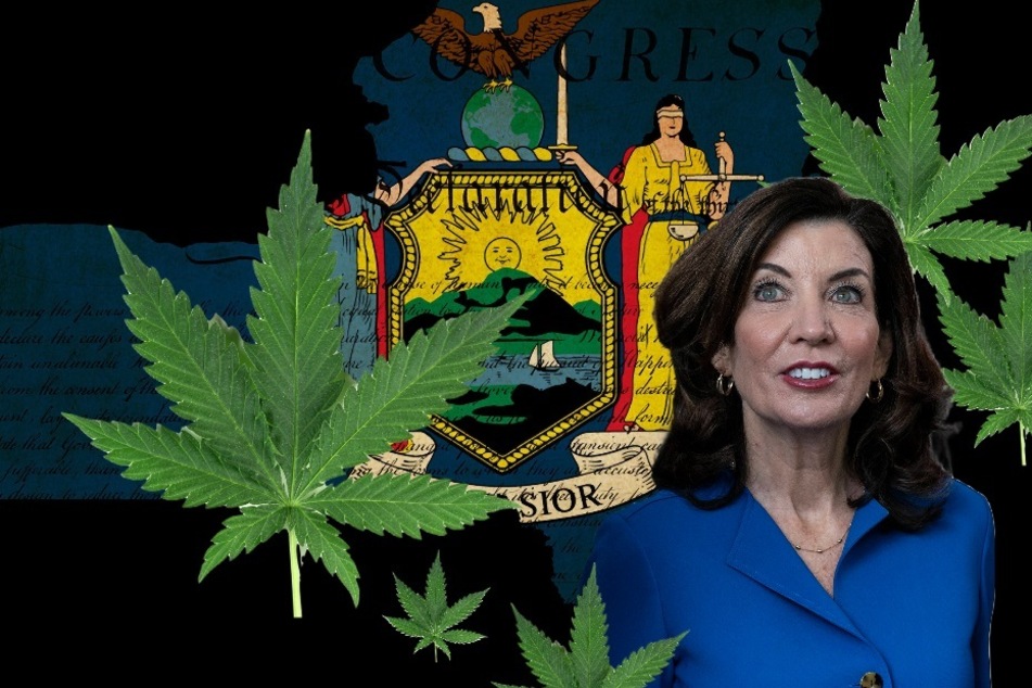 Governor Kathy Hochul announced developments in a legal framework for cannabis in New York.