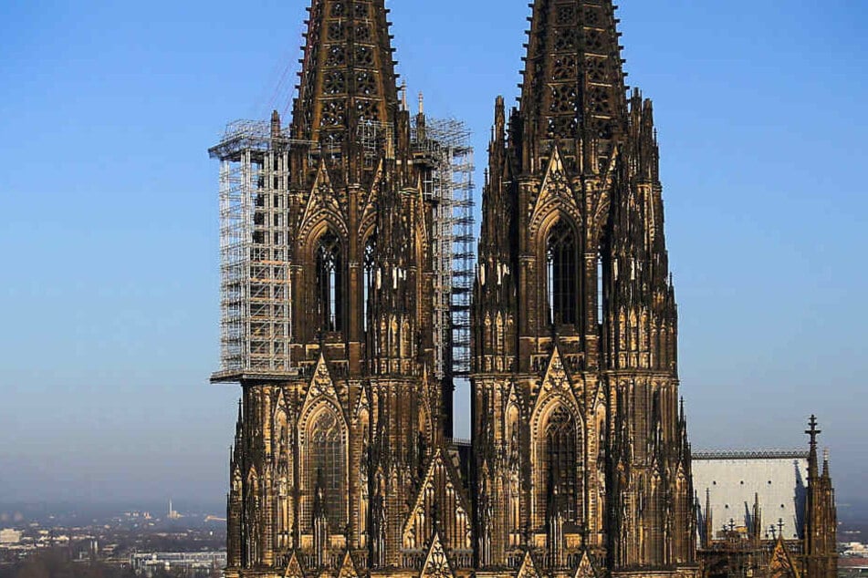 Die Fassade des Doms in Köln.