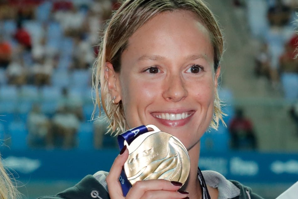 24. Juli 2019 in Südkorea: Bei der Schwimm-Weltmeisterschaft gewann Federica Pellegrini im 200 Meter Freistil der Frauen die Goldmedaille.