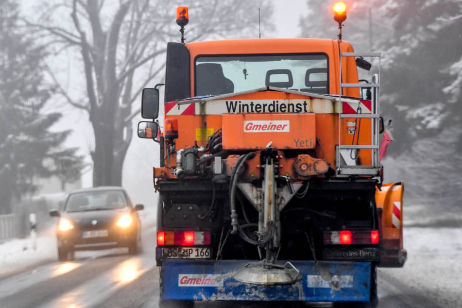 21 Streufahrzeuge sind aktuell in Leipzig unterwegs. (Symbolbild)
