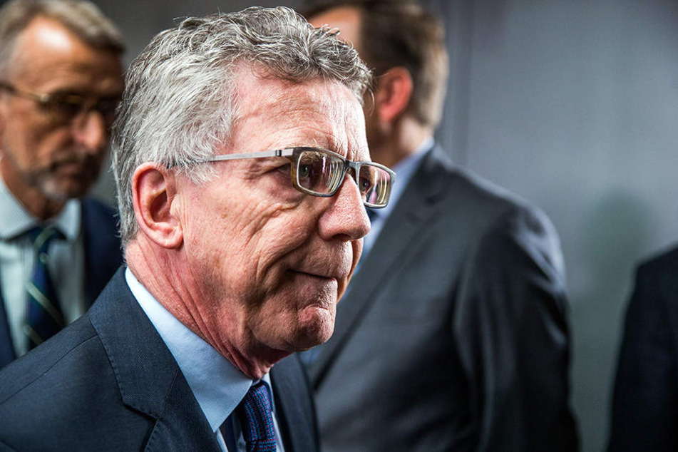 Der frühere Bundesinnenminister Thomas de Maizière (CDu) vor einer Sondersitzung des Innenausschuss des Bundestags zur Bamf-Affäre am 15. Juni 2018.