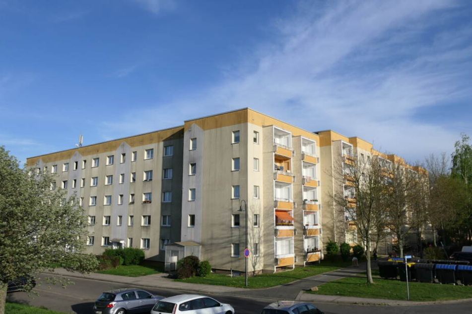 In diesen Wohnblöcken an der Straße "An der Holzecke" in Grimma soll ab 2. Mai kein Wasser mehr laufen.