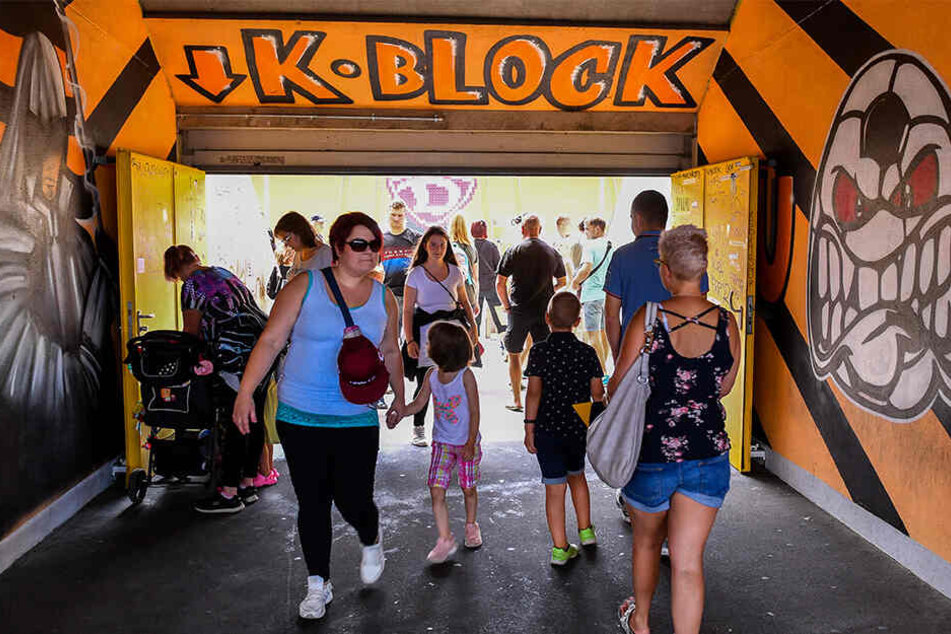 Die Fans konnten auch den legendären K-Block besichtigen.