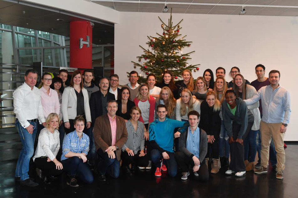 Gruppenbild vom Abschiedsbrunch.