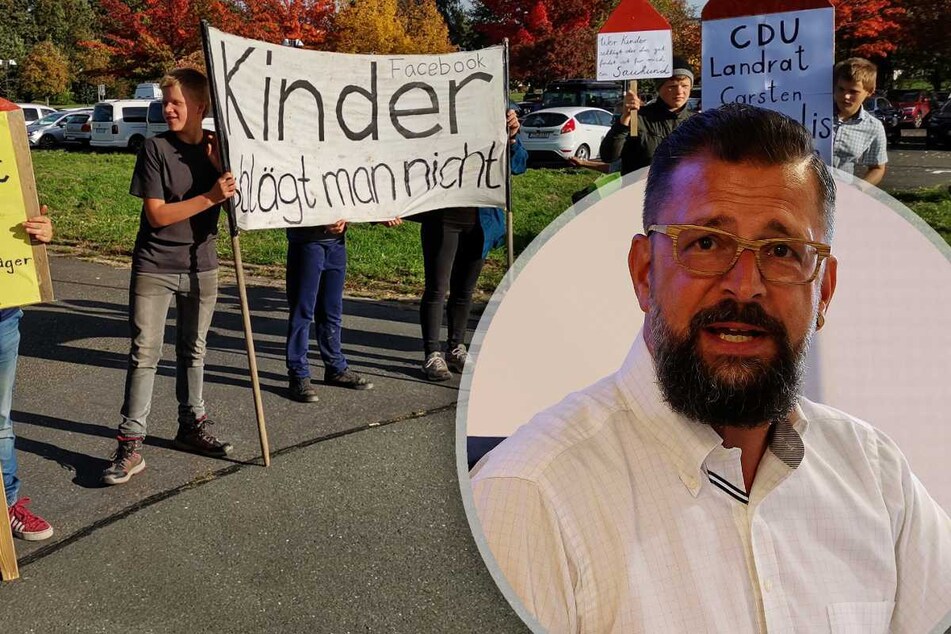 Nach Ohrfeigen-Skandal: Schüler-Demo gegen Glauchauer Oberbürgermeister