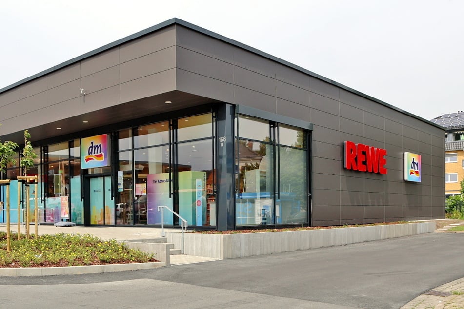 Der neue dm-Markt in der Dresdner Straße 166a in Freital.