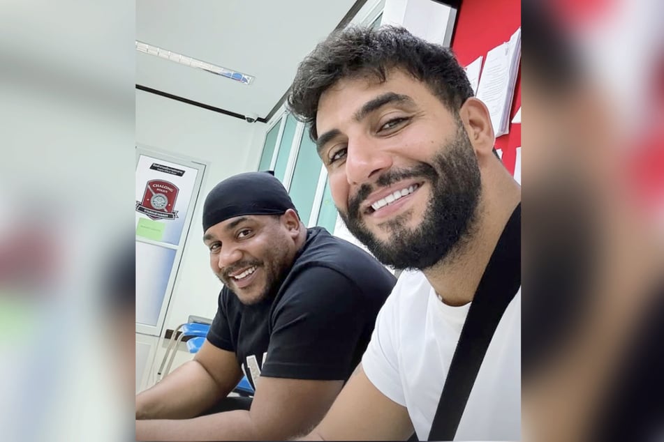 In seiner Instagram-Story postete Samra ein Bild, das ihn auf der Polizeistation zeigt.