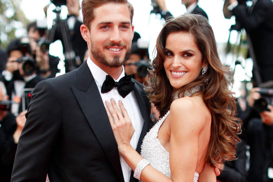 Für viele im wahrsten Sinne des Wortes ein schönes Paar: Izabel Goulart und Kevin Trapp, aufgenommen bei den Internationalen Filmfestspielen in Cannes im Mai 2017.