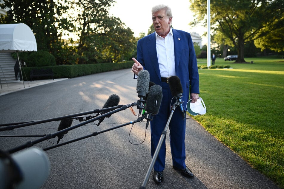President Donald Trump said he was "really unhappy" with Israel after the US ally threatened to violate a newly-established ceasefire with Iran.