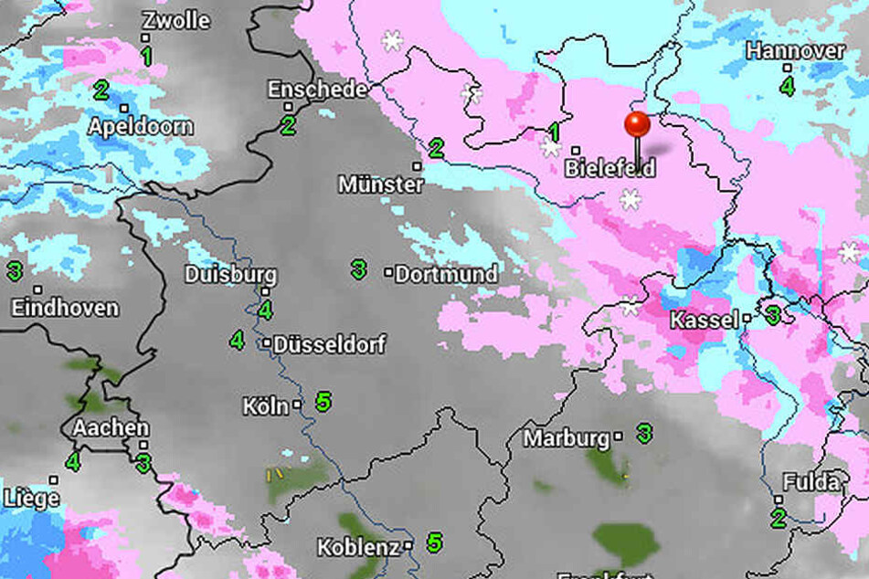 Neben Sturm droht auch wieder Glätte.