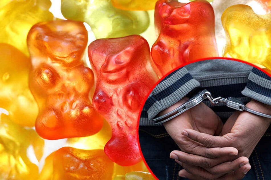 Weil der Gummibärchen-Dieb sich heftig wehrte, legten die Beamten ihm Handschellen an. (Symbolbild).