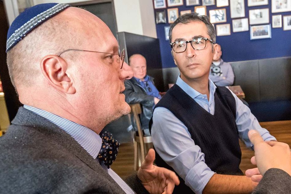 "Grüner" Cem Özdemir trifft "Schalom"-Besitzer
