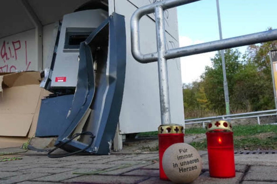 Bei der Sprengung dieses Automaten in Halle (Saale) ist ein 19-jähriger im Oktober 2018 gestorben.