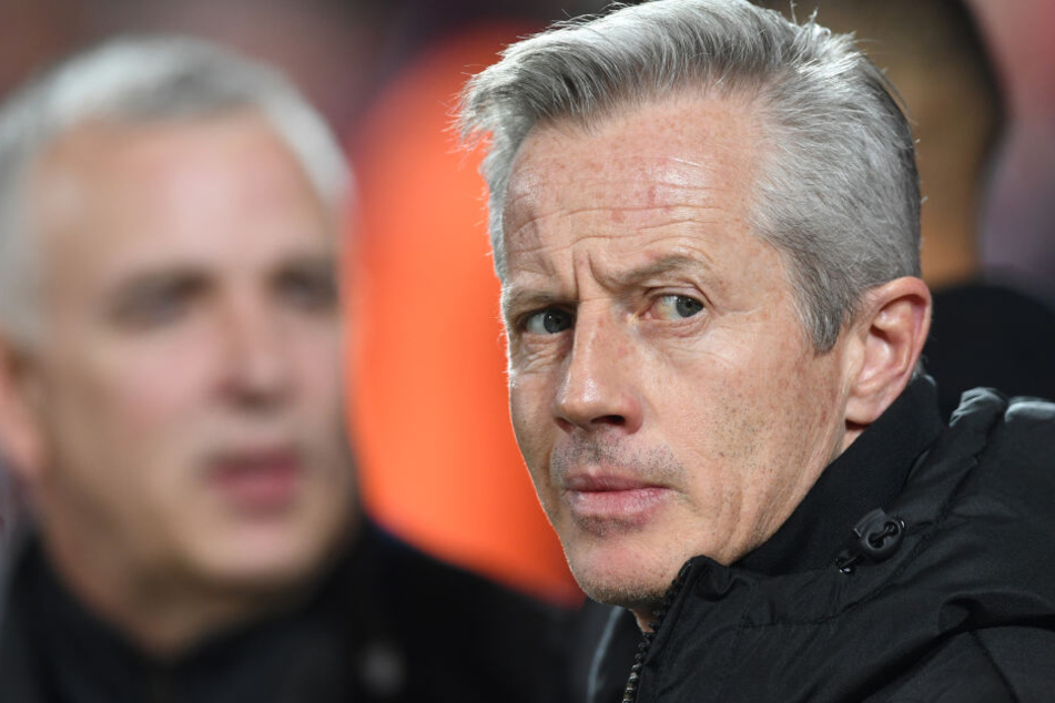 Den Feind im Rücken? Jens Keller (r.) und Dirk Zingler (l.) sind sicherlich keine Freunde.