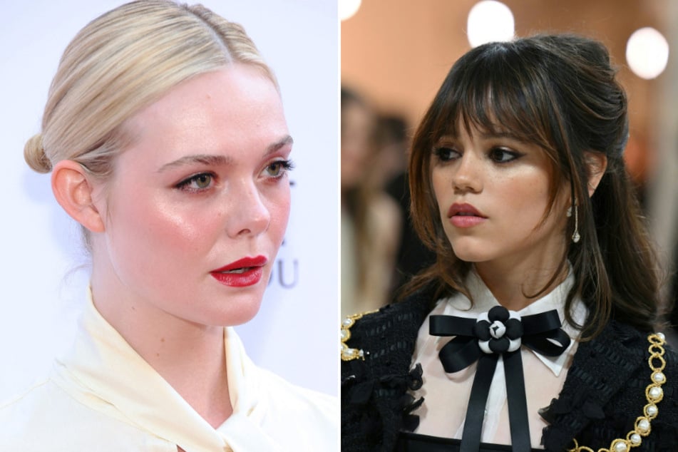 Jenna Ortega (r.) and Elle Fanning dished on all things Hollywood and social media in Variety's newest Actors on Actors interview.