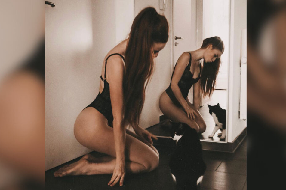 Jana Heinisch zeigt sich aber auch gerne in sexy Outfits bei Instagram.