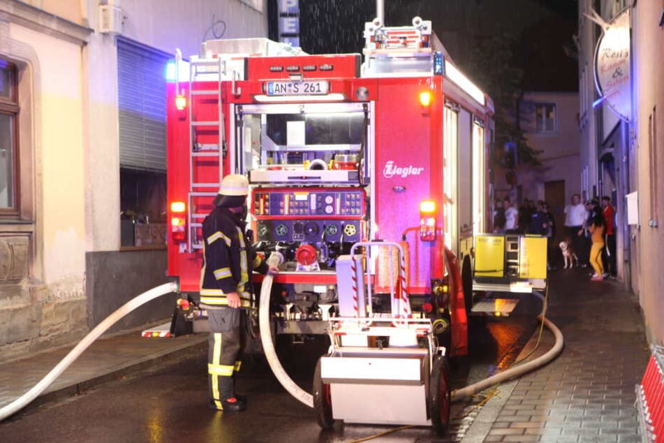Nach dem Feuer in Ansbach sind vier Wohnungen unbewohnbar.