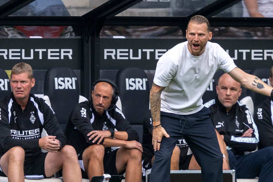 Eugen Polanski (2.v.r.) muss bei Borussia Mönchengladbach seinen Posten räumen.