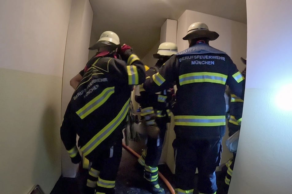 Die Kameraden der Berufsfeuerwehr München fanden eine Leiche.
