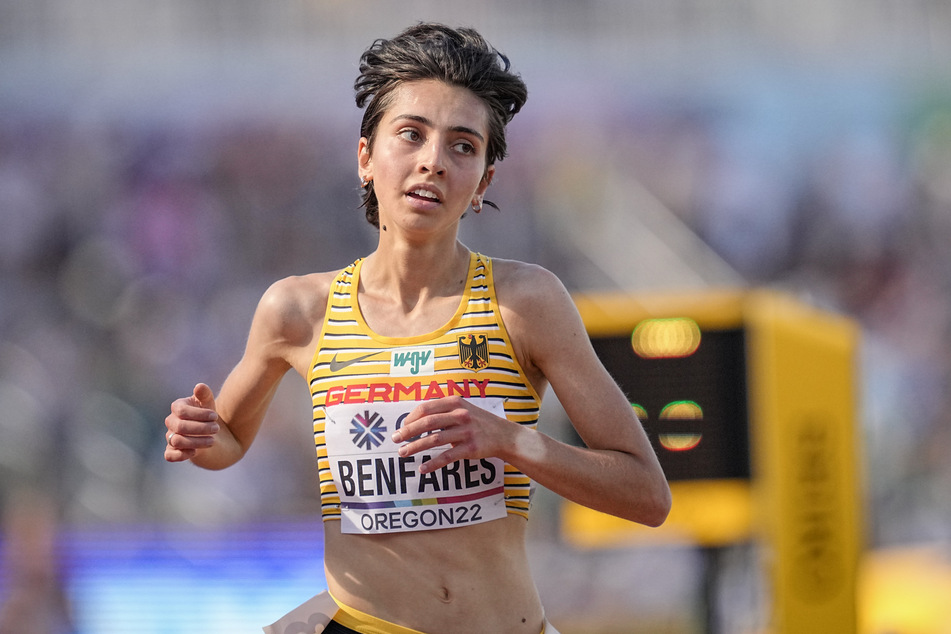 Sara Benfares (22) wurde 2022 Deutsche Meisterin über 10.000 Meter.