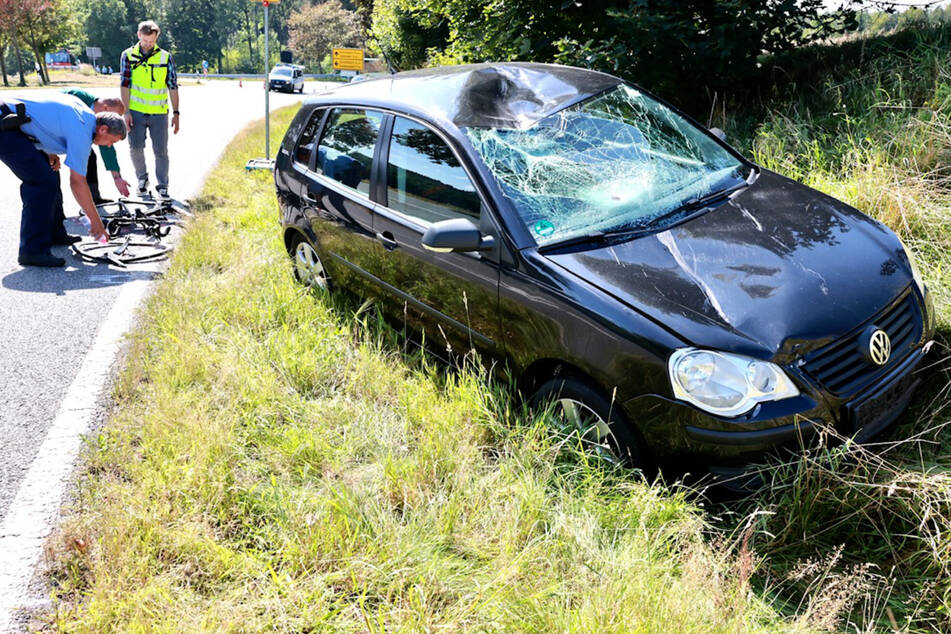 Tödlicher Unfall in Sachsen: Radfahrer stirbt nach Frontalcrash
