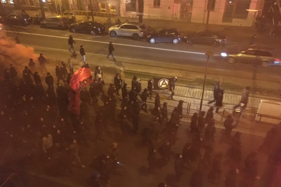 Der Weg der Demonstranten führte Richtung Süden der Stadt.