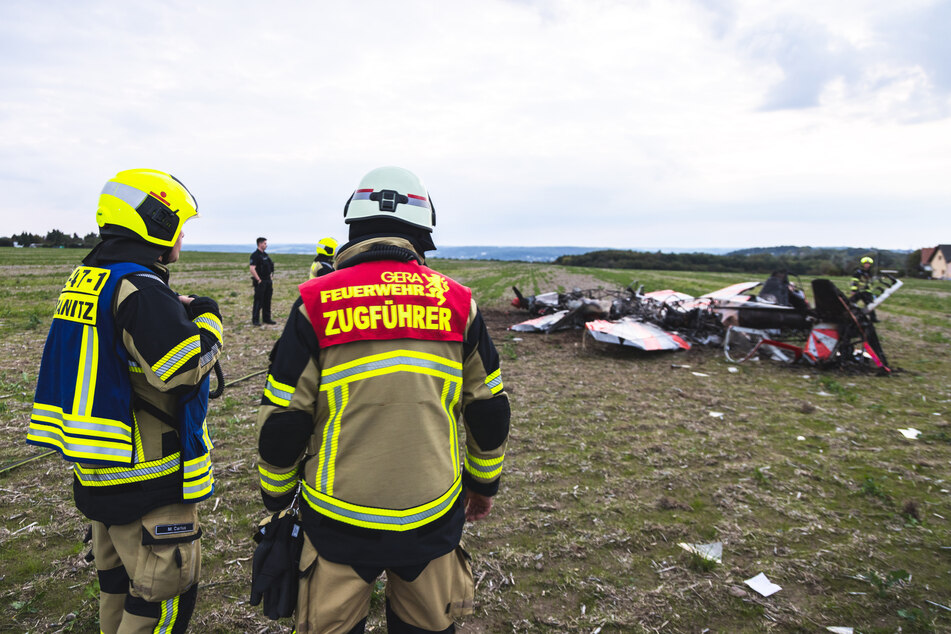 Bei dem Flugzeugunglück in Thüringen sind zwei Piloten gestorben.
