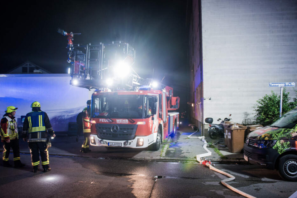 Die Feuerwehr war mit einem Großaufgebot im Einsatz.