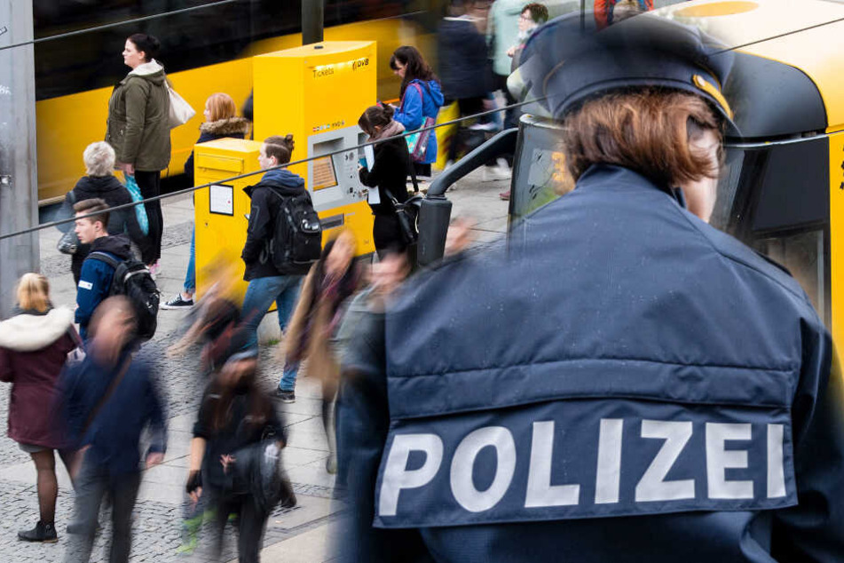 An einer Haltestelle belästigte der Fremde sein Opfer, war jedoch bereits verschwunden, als die Polizei eintraf (Symbolbild).