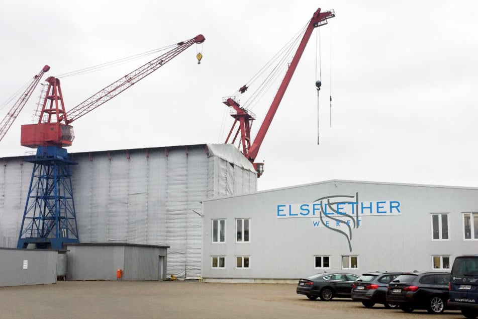 In der Elsflether Werft stehen rund 130 Arbeitsplätze auf dem Spiel.