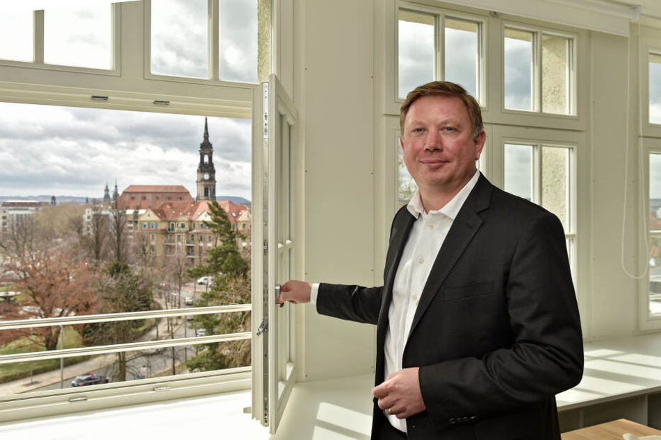Eyk Pfeiffer sorgt mit seinem Team für frischen Wind im Simmel-Hochhaus.