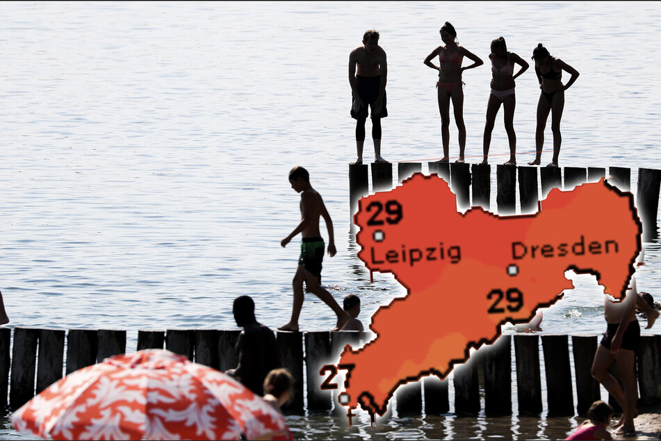 Das schöne Badewetter sollte noch einmal ausgenutzt werden, bevor es wieder regnerisch und bewölkt wird.