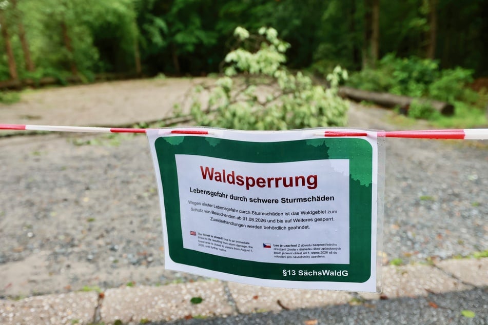 Nach dem schweren Unwetter mit einem Toten und drei Schwerverletzten ist der Nationalpark für Besucher gesperrt.