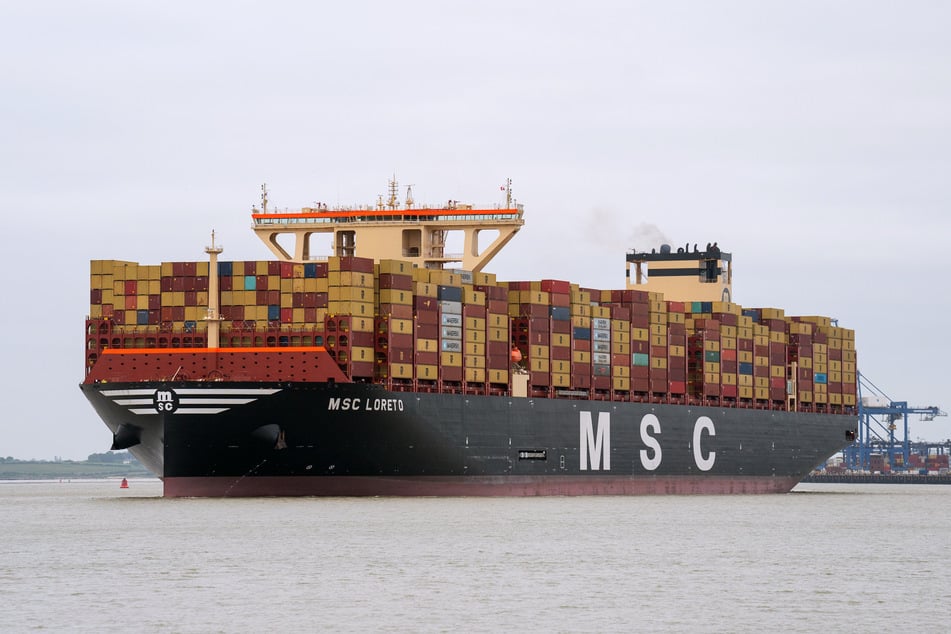 Die MSC Loreto ist eines der größten Containerschiffe weltweit.
