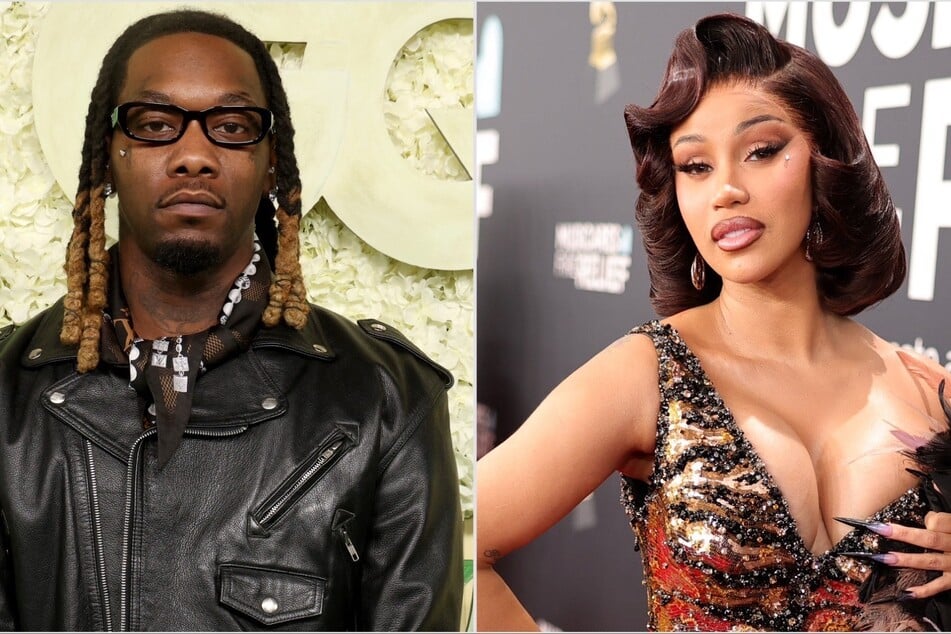 Offset (l.) has requested to split custody of his and Cardi B's (r.) three kids.