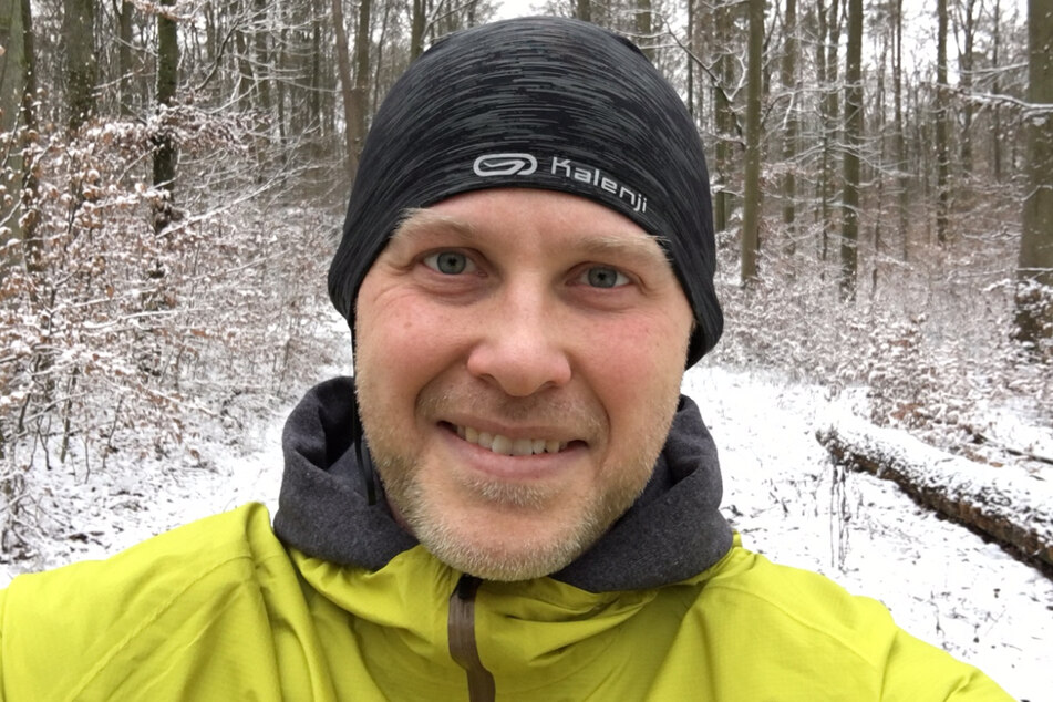 Auch bei Schnee und Eis ging es raus zum Joggen.
