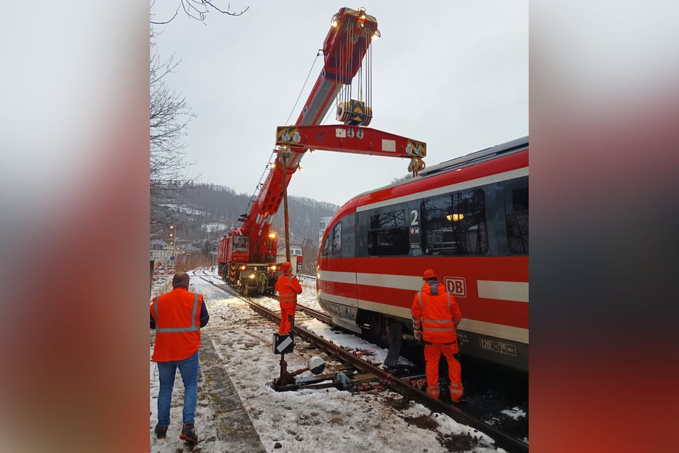 Kran "Mammut" war im Einsatz.