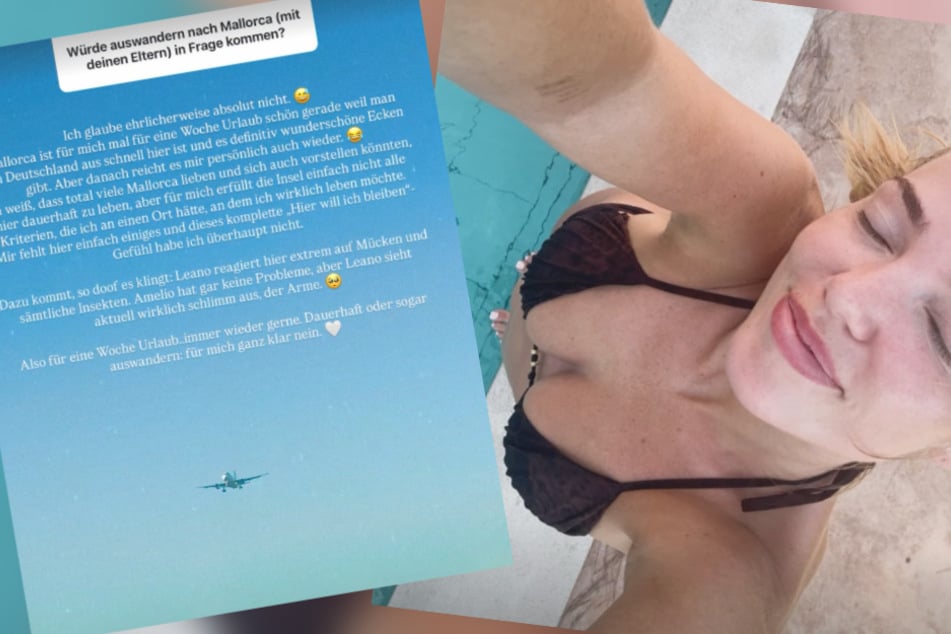 Eine Auswanderung nach Mallorca kann sich die Unternehmerin und zweifache Mama aber nicht vorstellen.