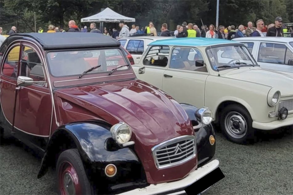 In Markersbach fand am Sonnabend ein Oldtimer-Treffen statt.