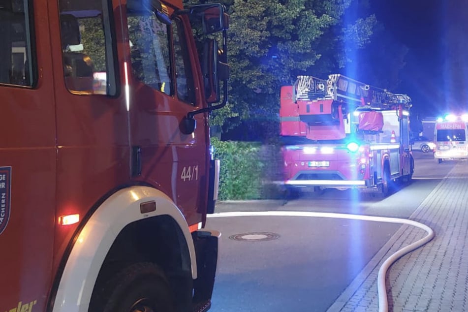 Leipzig: Alarm im Landkreis Leipzig: Heizung in Flammen, Anwohner evakuiert