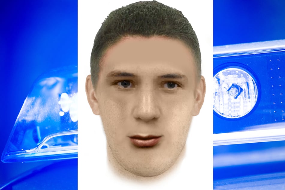 Mit diesem Phantombild fahndet die Brandenburger Polizei nach dem Tatverdächtigen.