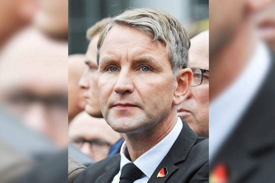 Björn Höcke nimmt an einer Demonstration von AfD und dem ausländerfeindlichen Bündnis Pegida teil.