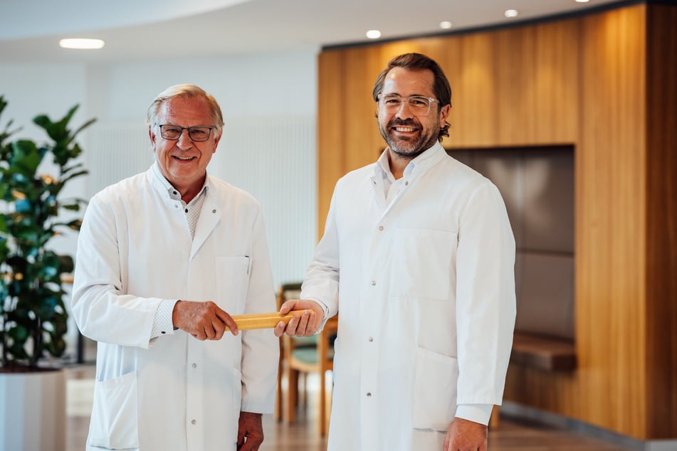 Dr. Marcel Vollroth (r.) wird die Leitung der Kinderherzchirurgie ab Ende September übernehmen.