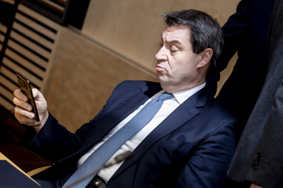 Markus Söder (CSU), Ministerpräsident von Bayern, droht mit einer Klage gegen den Bund, da der Streit ums Familiengeld ausuferte. (Archivbild)